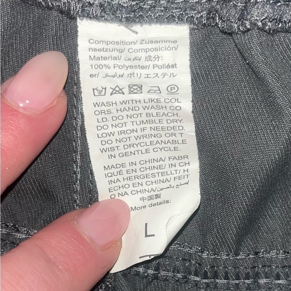 Women's Slate Gray Elastic-Waist scrubs - Picture 2 of 2